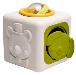 TAF TOYS – CUBE D'ACTIVITÉ EN SILICONE PEEK & PLAY